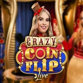 Crazy Coin Flip slot icon by Evolution, available at Mostbet Casino