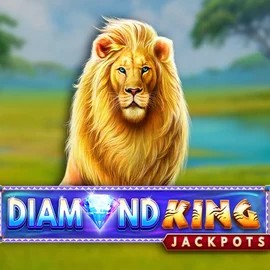 Official Jackpots logo: Diamond King Jackpots by SpinPlay Games at Mostbet Casino