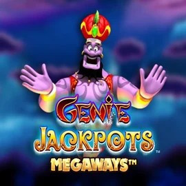 Jackpots logo of Genie Jackpots Megaways from Blueprint Gaming at Mostbet Casino