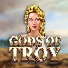 Gods of Troy online game logo by Red Tiger Gaming on mostbetcasinoo.com