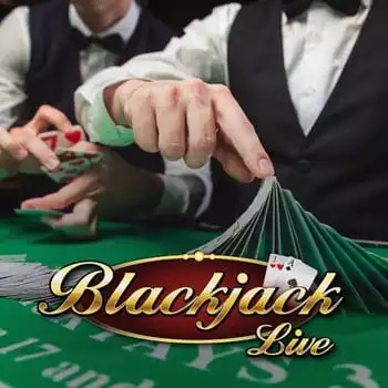 Live Blackjack slot visual from Evolution available on mostbetcasinoo.com