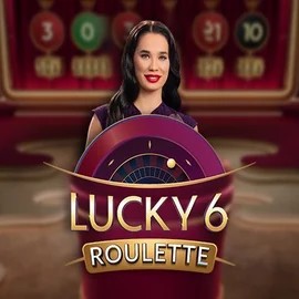 Lucky 6 Roulette game by Pragmatic Play – logo hosted on Mostbet Casino