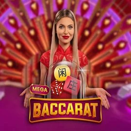 Mega Baccarat logo by Pragmatic Play Mostbet Casino