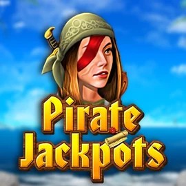 Pirate Jackpots slot logo by Belatra Games at Mostbet Casino