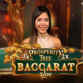 Live Casino logo of Prosperity Tree Baccarat from Evolution at Mostbet Casino