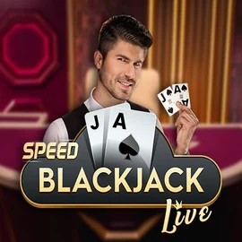 Official Live Casino logo: Speed Blackjack by Pragmatic Play at Mostbet Casino