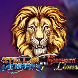 Stellar Jackpots with Serengeti Lions logo – Jackpots by Lightning Box Game at Mostbet Casino