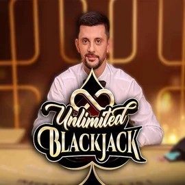 Unlimited Blackjack casino game by Ezugi – featured logo at Mostbet Casino