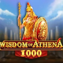 Wisdom of Athena 1000 slot logo by Pragmatic Play at Mostbet Casino